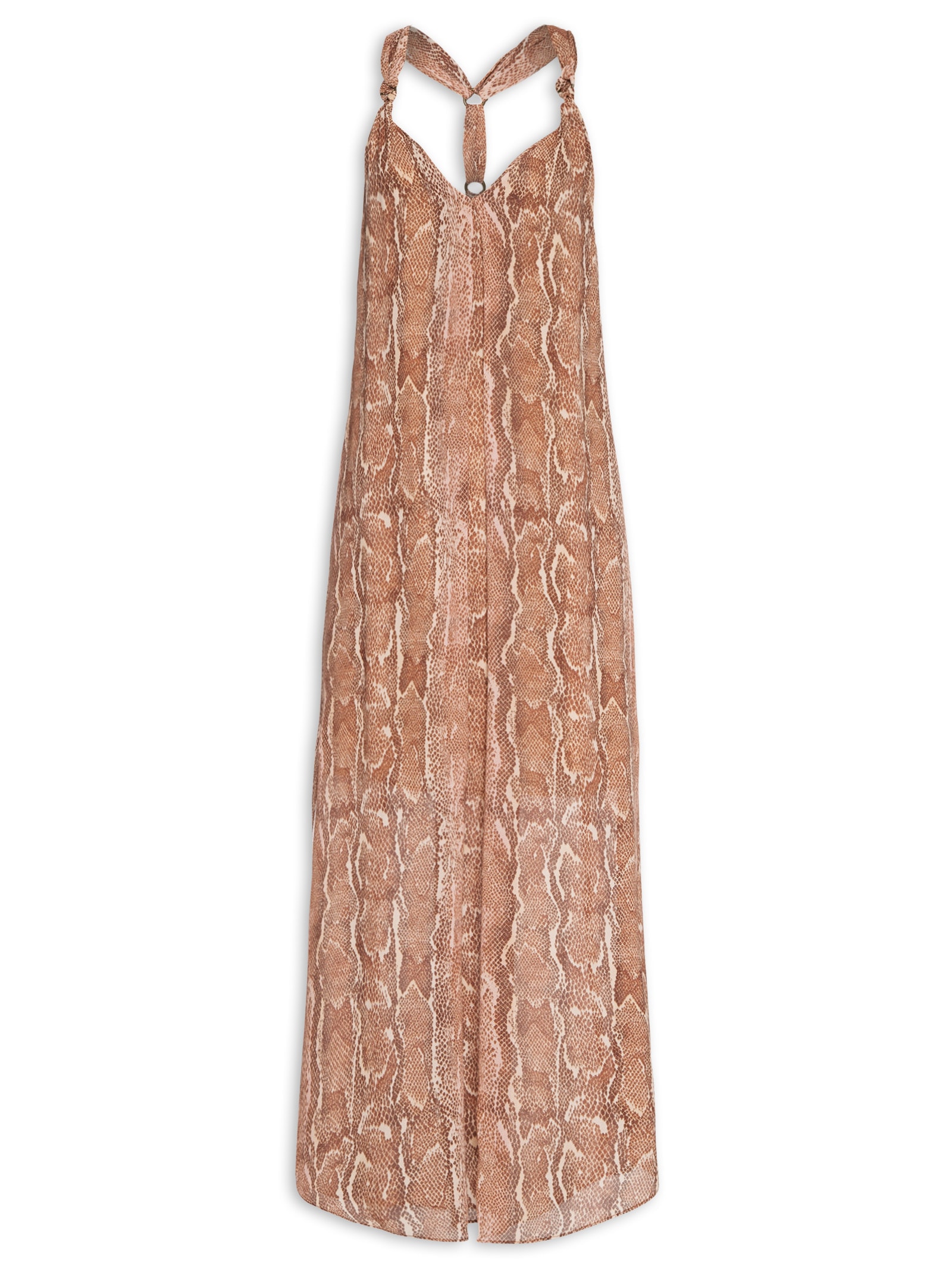 Vestido Midi Ggt Estampa Suri Rosa Maria Filó