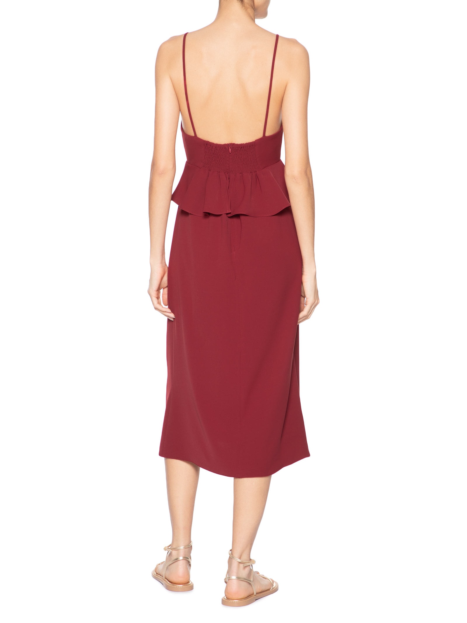 Vestido Midi Iara Vermelho Le Lis