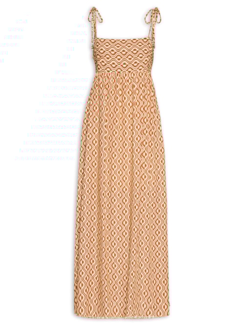 Vestido Midi Itacoa – Marrom