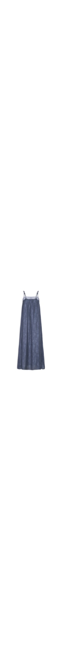 Vestido Midi Jacquard Cachemiere - Azul