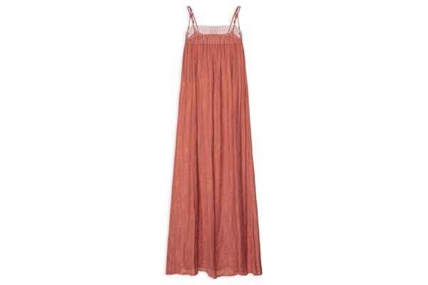 Vestido Midi Jacquard Cachemiere - Rosa