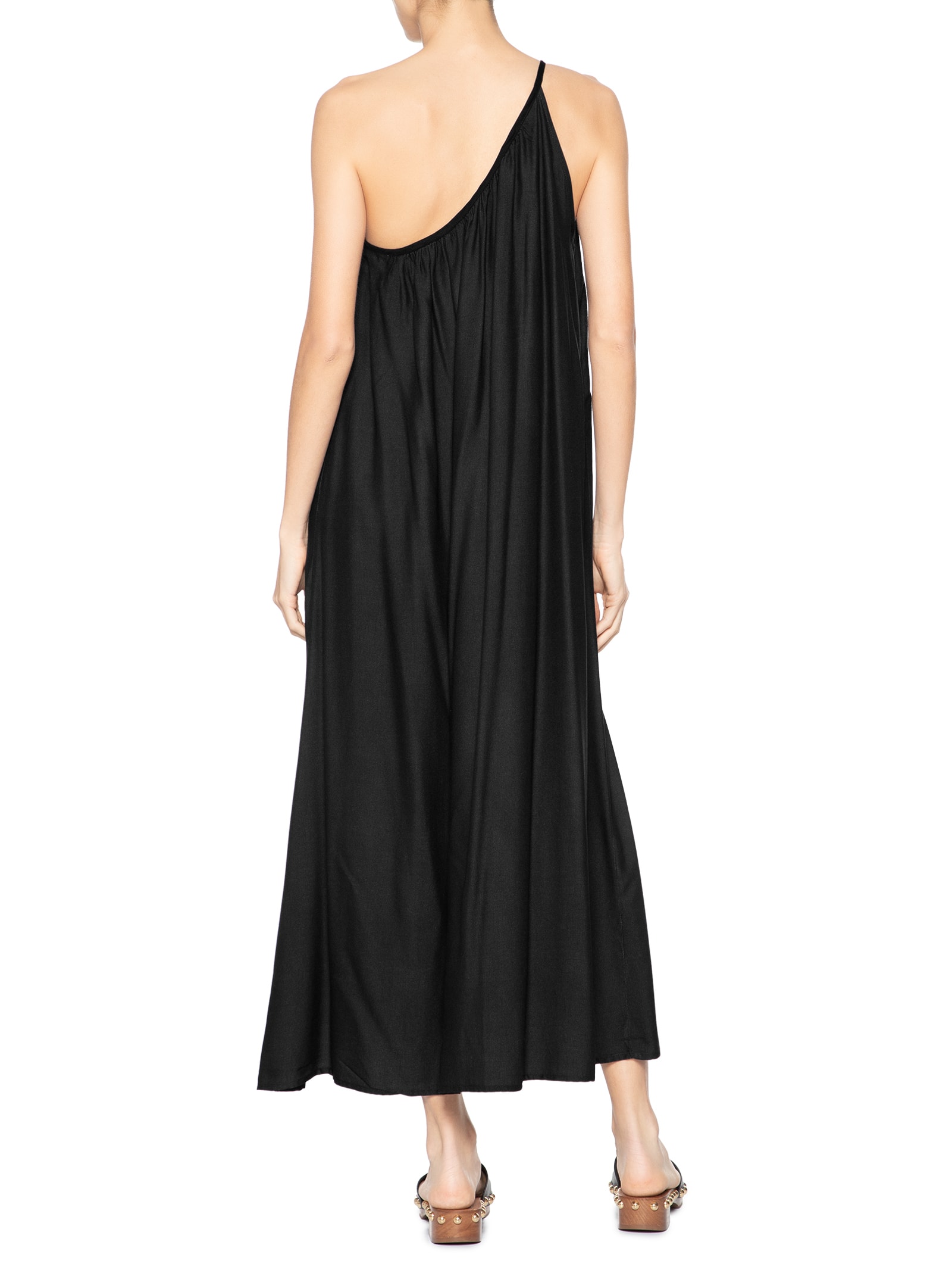 Vestido Midi Jamile Preto Farm