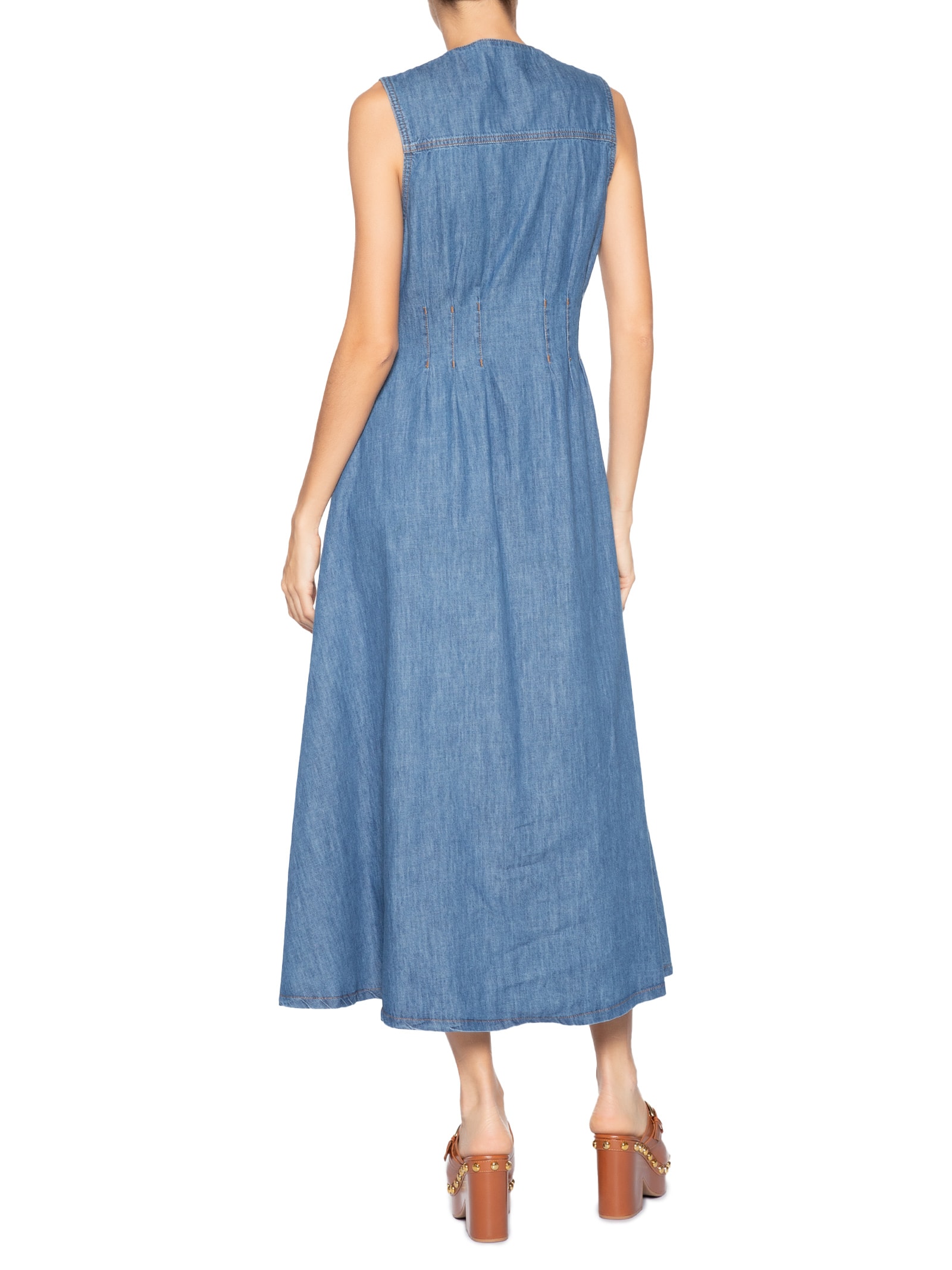 Vestido Midi Joaquina Azul Le Lis