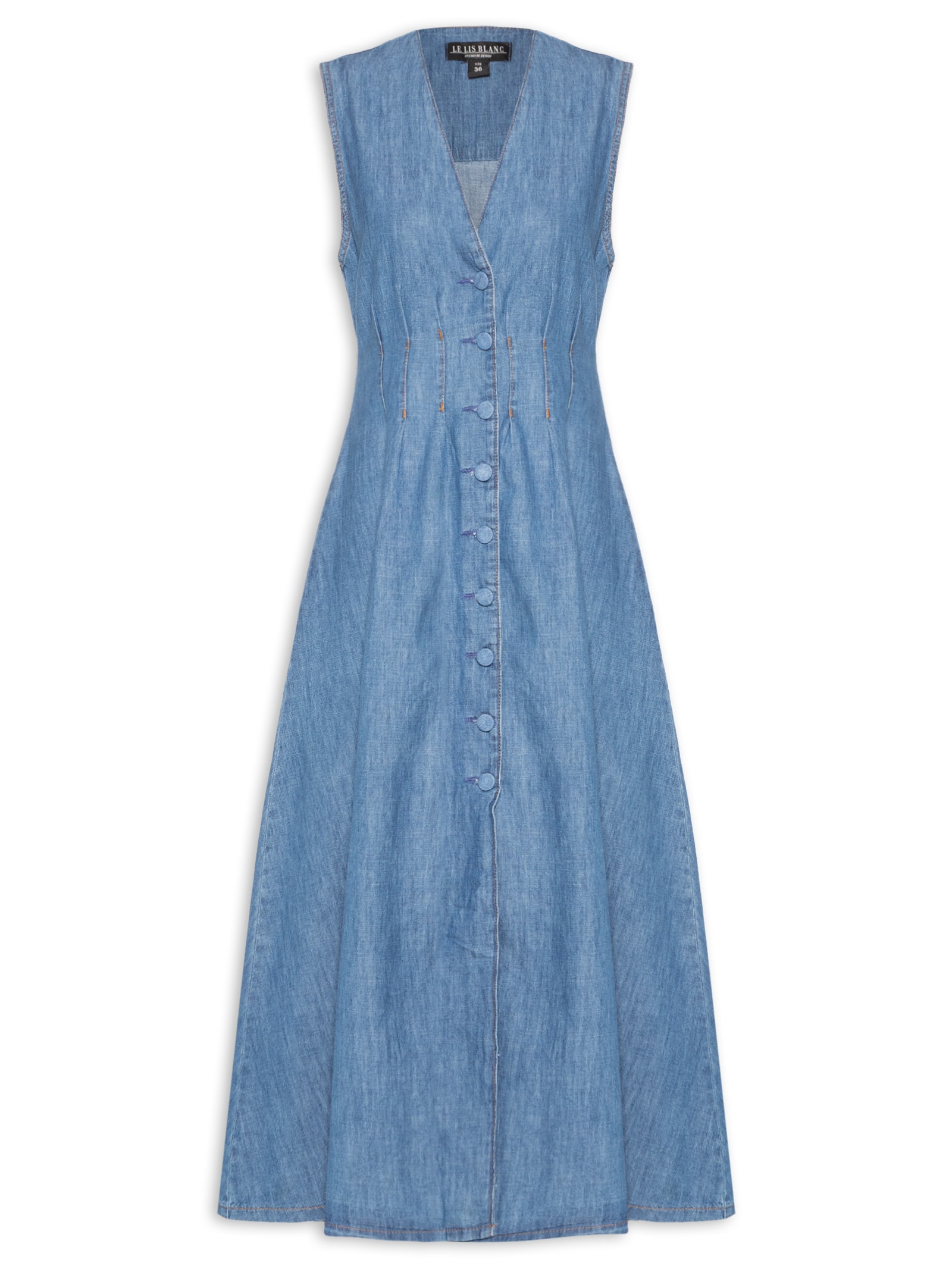 Vestido Midi Joaquina Azul Le Lis