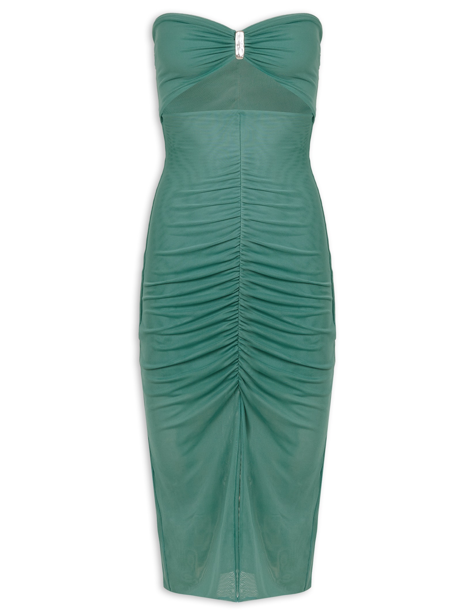 Vestido Midi Kiera Det Azul Vix