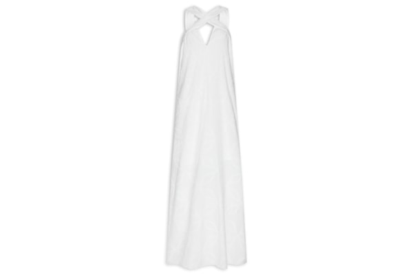 Vestido Midi Laise Bordado - Branco 