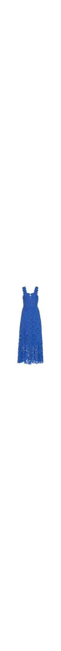 Vestido Midi Laise Concha - Azul