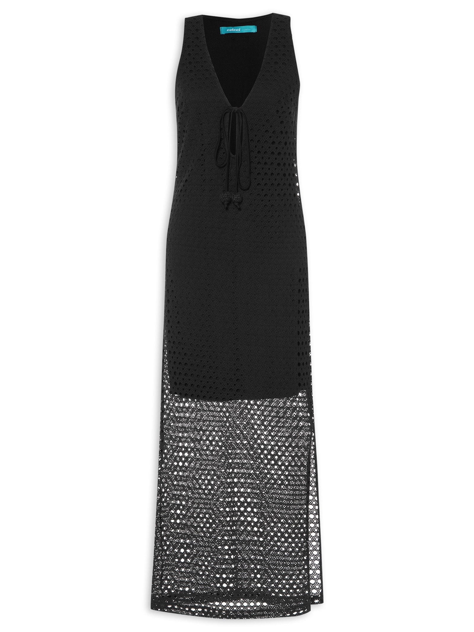 Vestido Midi Laise Preto Colcci