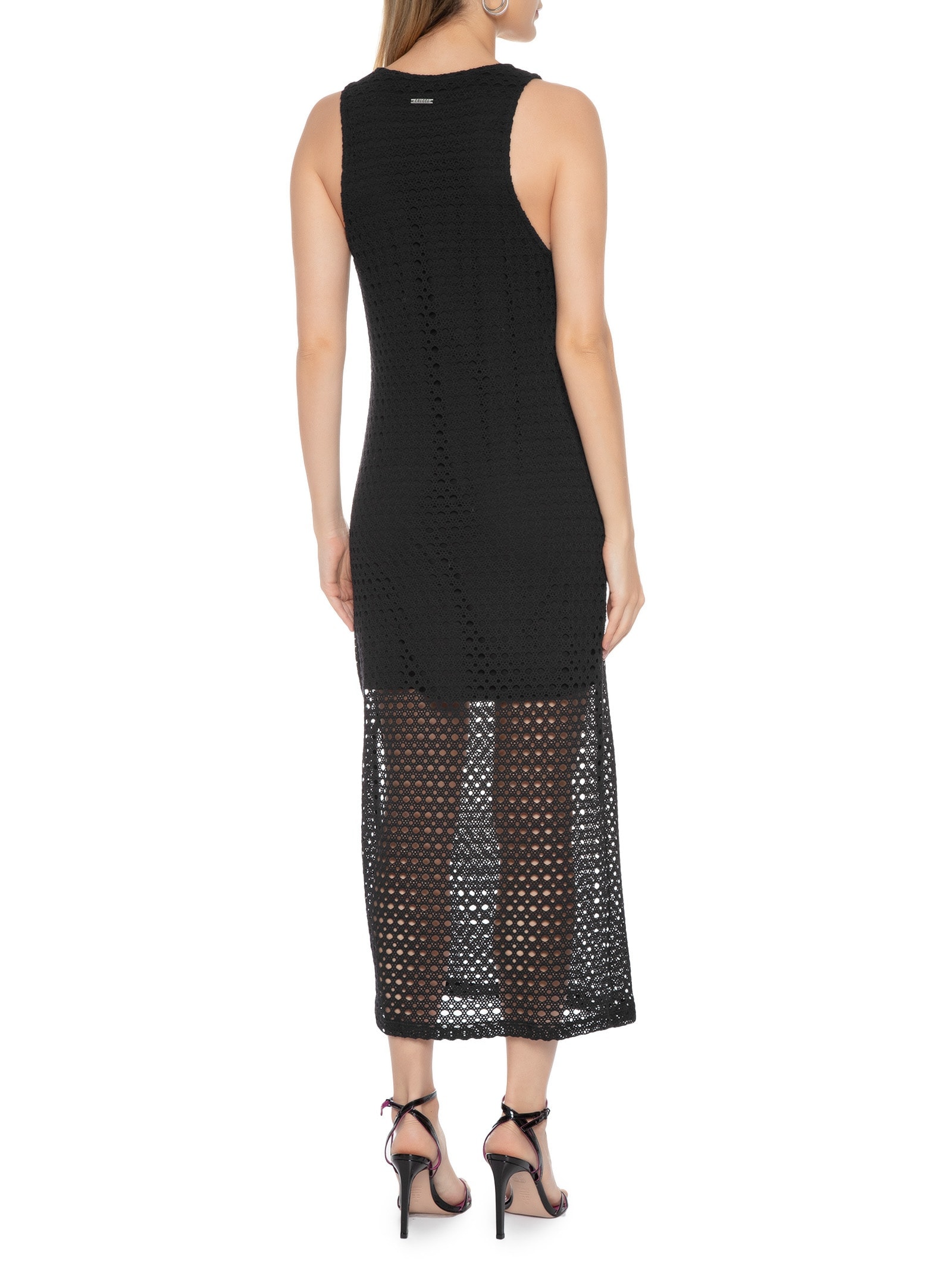 Vestido Midi Laise Preto Colcci