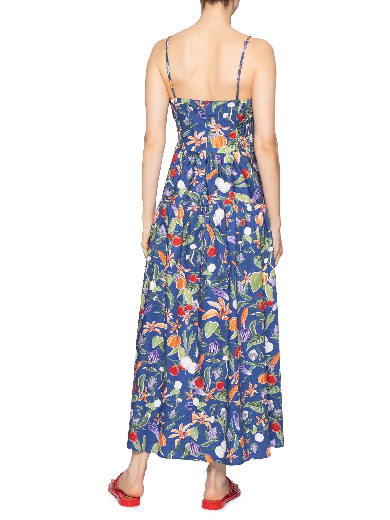 Vestido Midi Legumes – Azul Farm