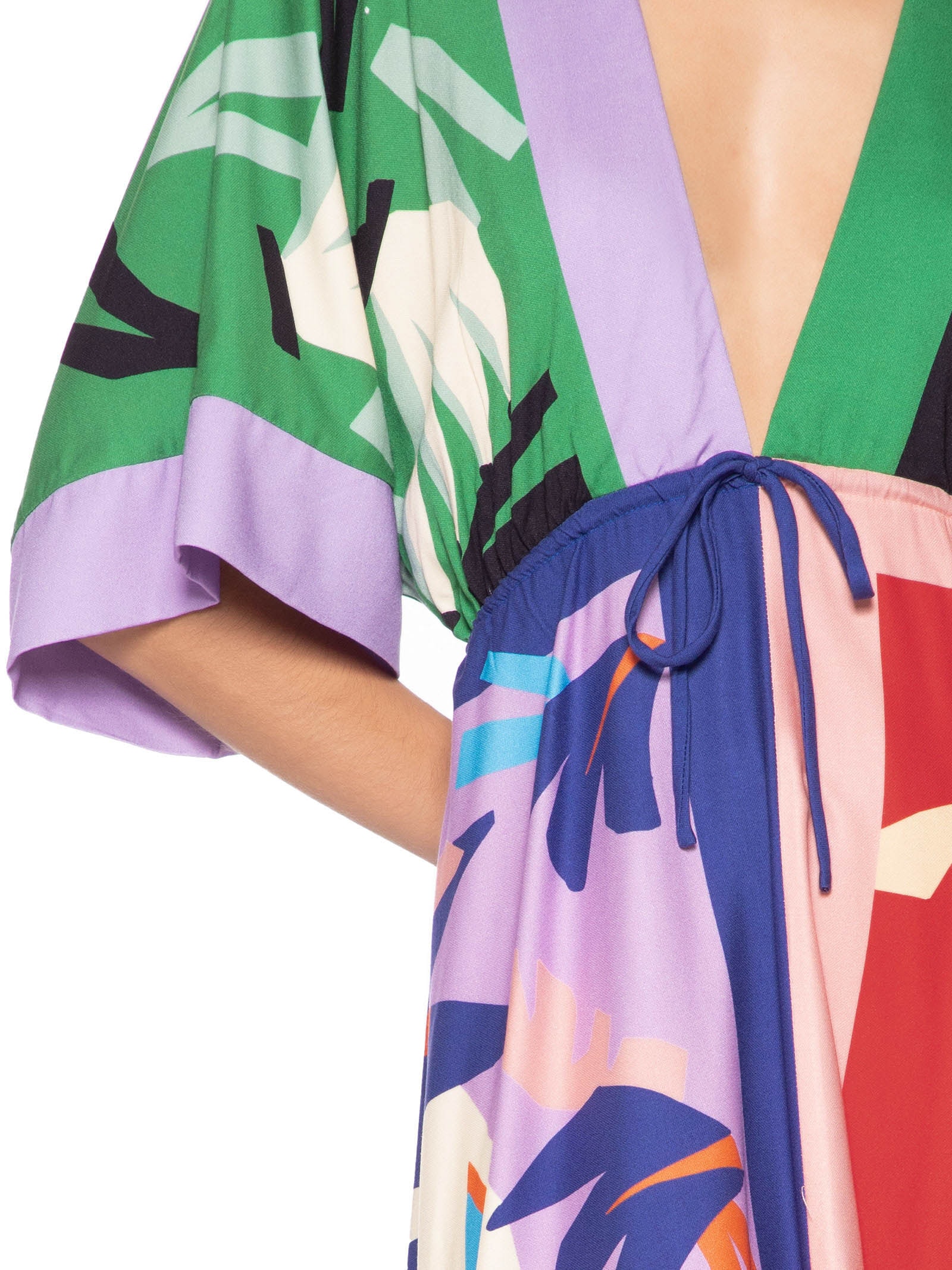 Vestido Midi Lenço Brasil Verde Farm