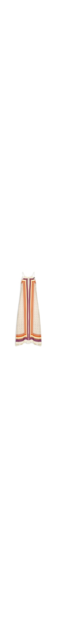 Vestido Midi Lenço Cobogo - Bege