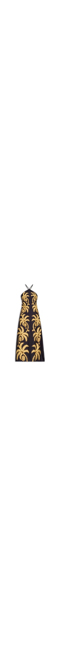 Vestido Midi Lenço Trancoso - Preto