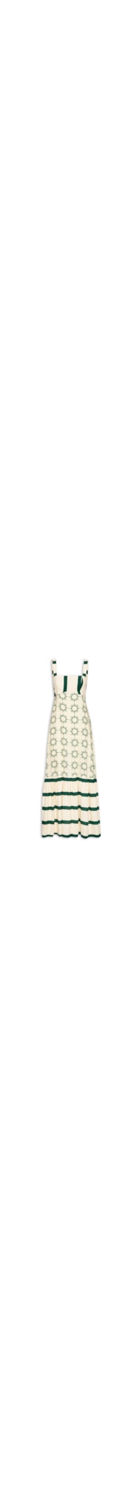 Vestido Midi Linho Estampa Raiar Mix - Verde