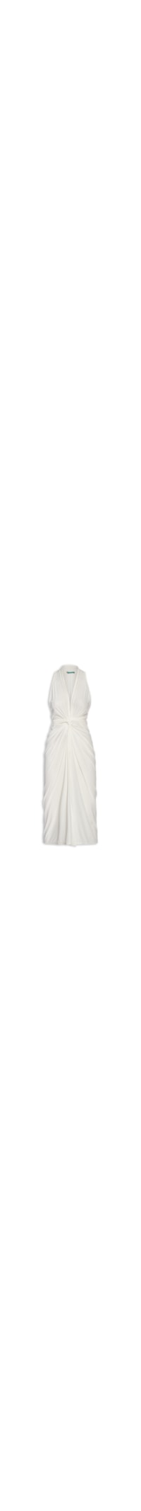 Vestido Midi Liso - Branco
