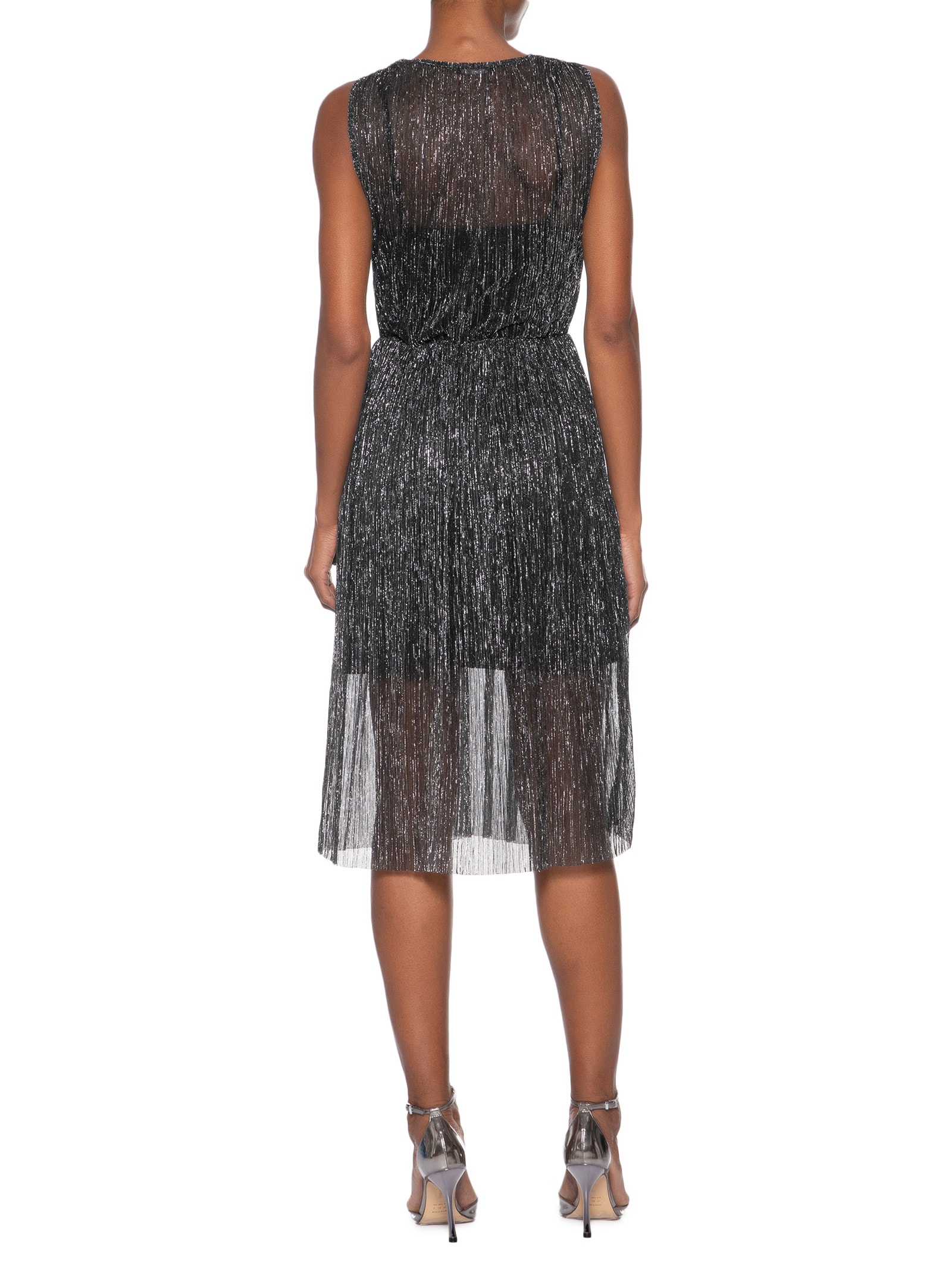 Vestido Midi Luréx Preto Market 33