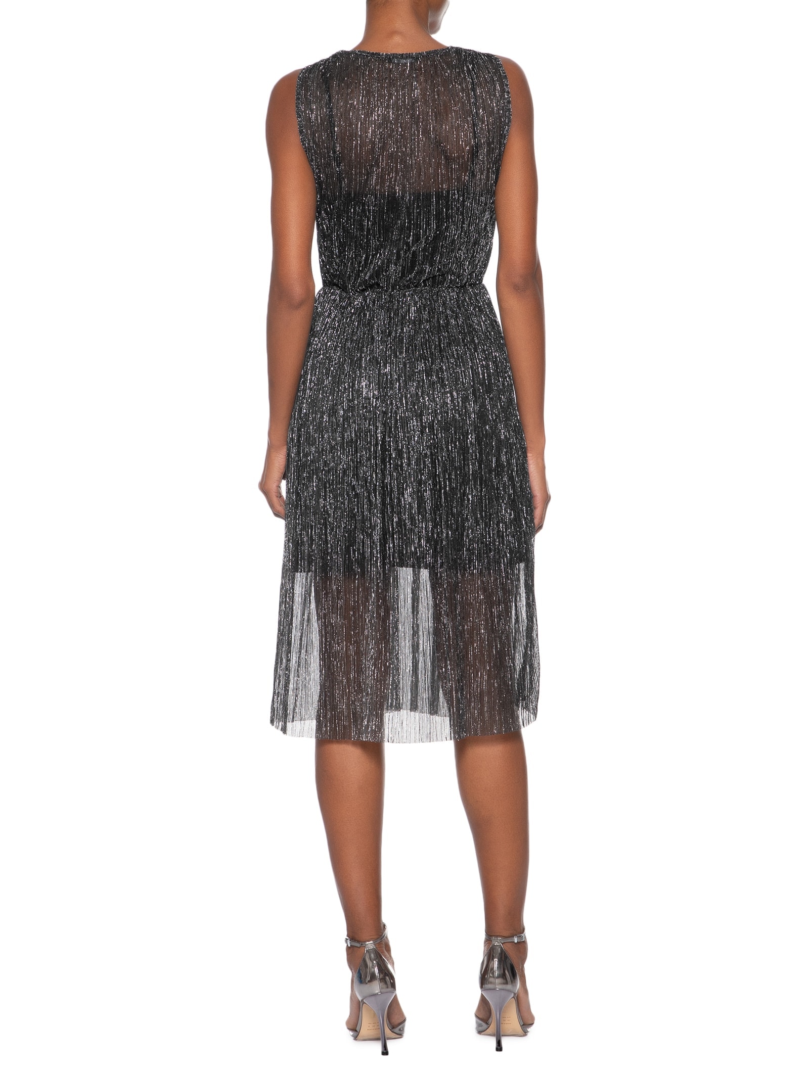 Vestido Midi Luréx Preto Market 33