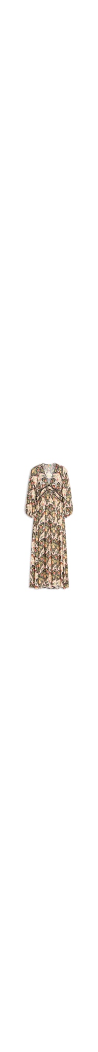 Vestido Midi Manga Andorinha - Verde