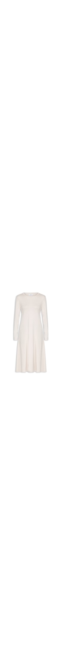 Vestido Midi Manga Longa - Cinza