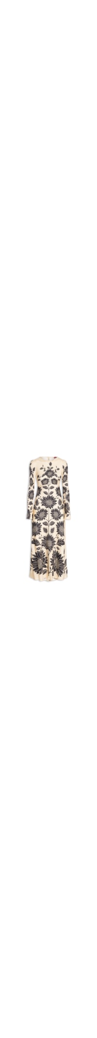 Vestido Midi Manga Maria Lia - Bege