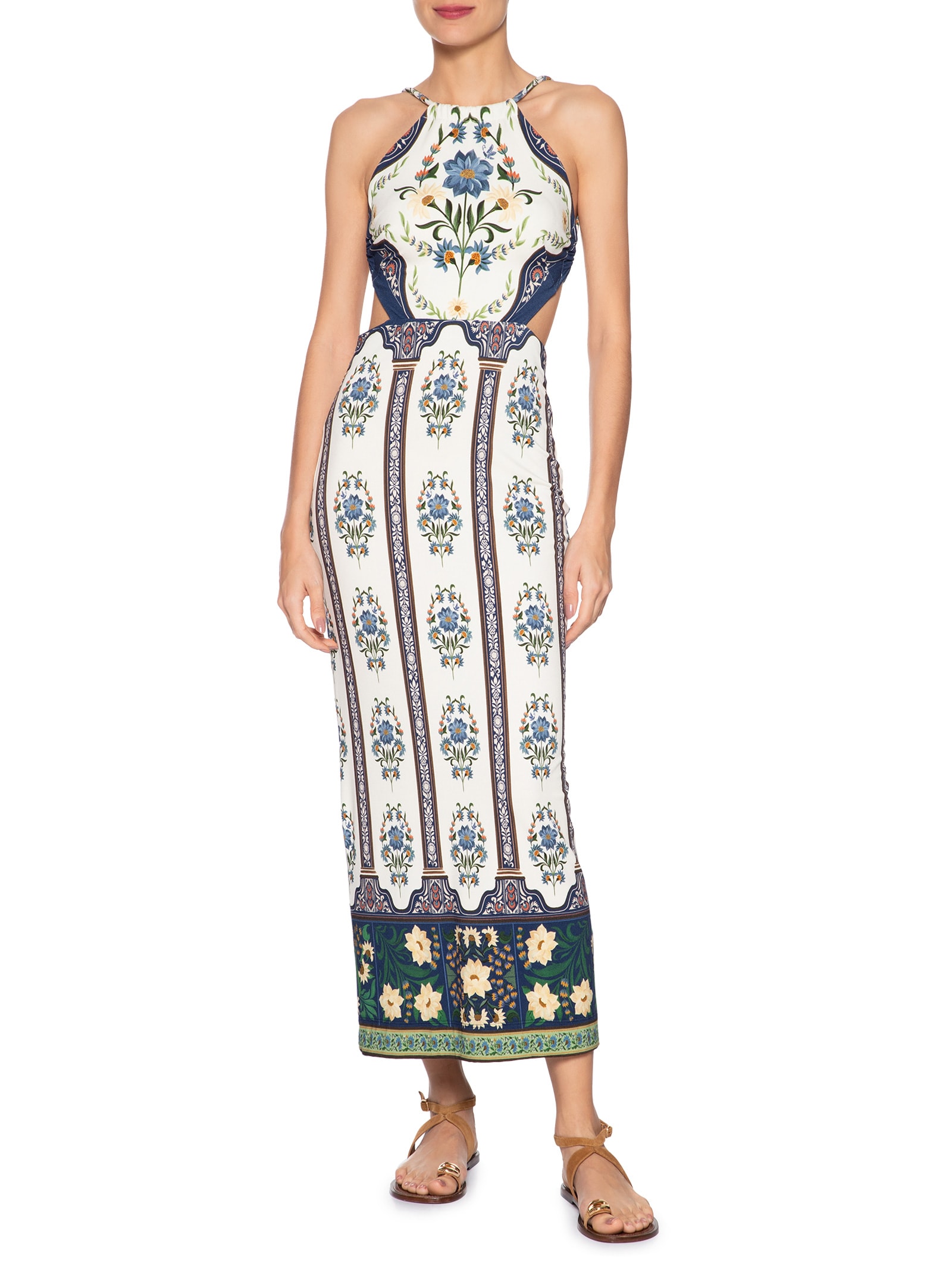 Vestido Midi Manoela Branco Farm