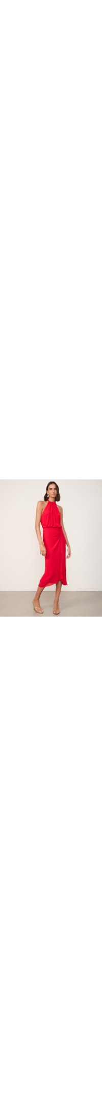 Vestido Midi Marbet - Vermelho
