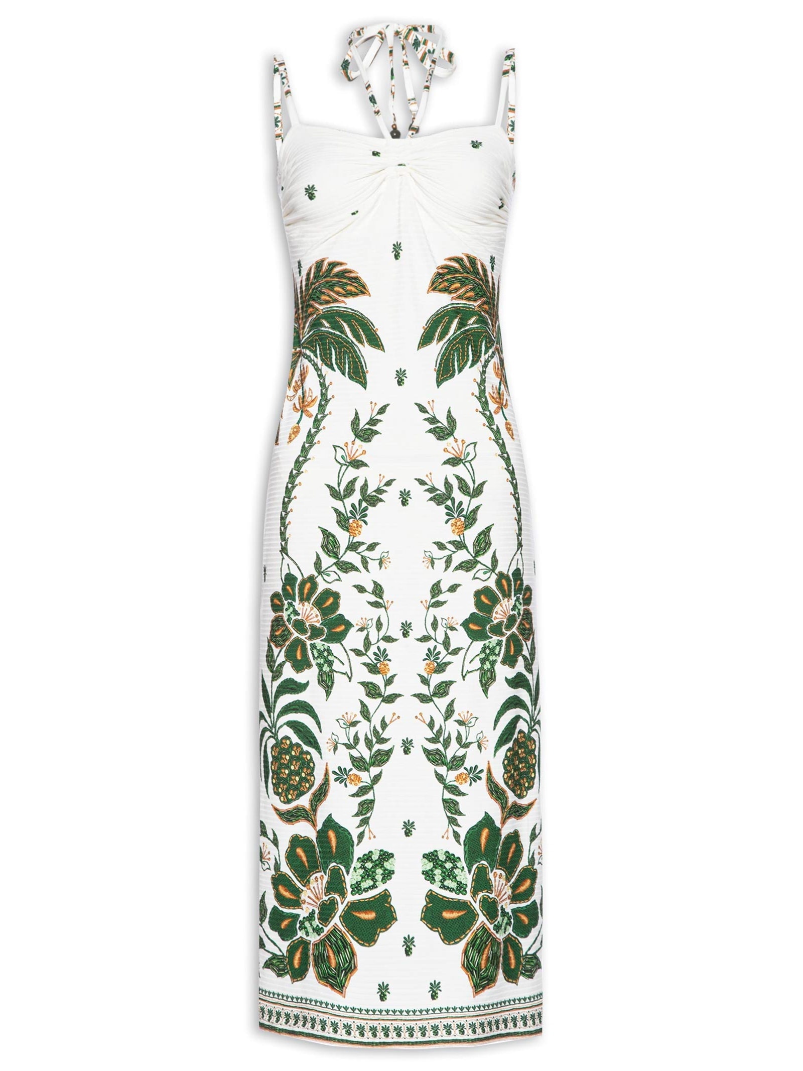 Vestido Midi Mari Verde Farm