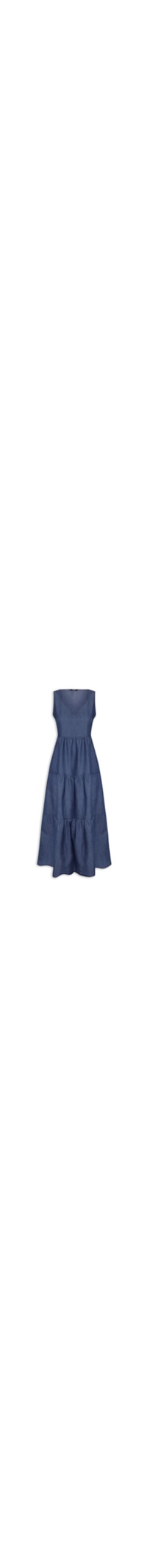 Vestido Midi Marias - Azul