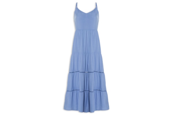 Vestido Midi Marias - Azul
