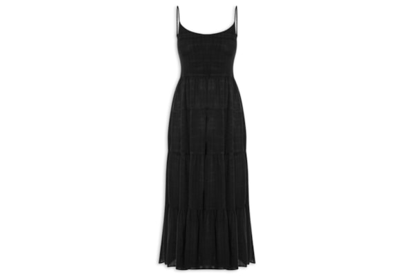 Vestido Midi Marias De Alça - Preto