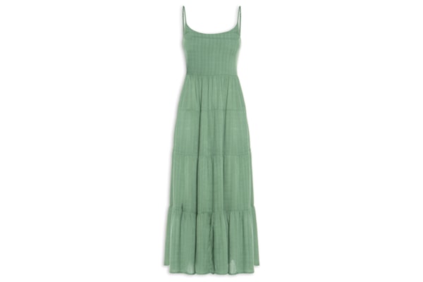 Vestido Midi Marias De Alça - Verde
