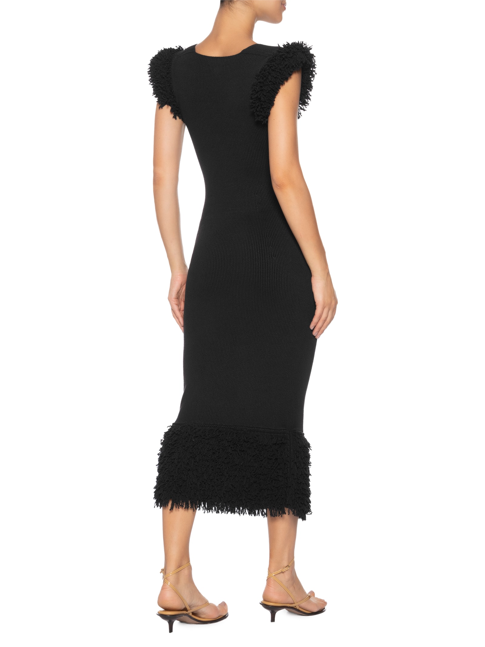 Vestido Midi Marisco Preto Anselmi