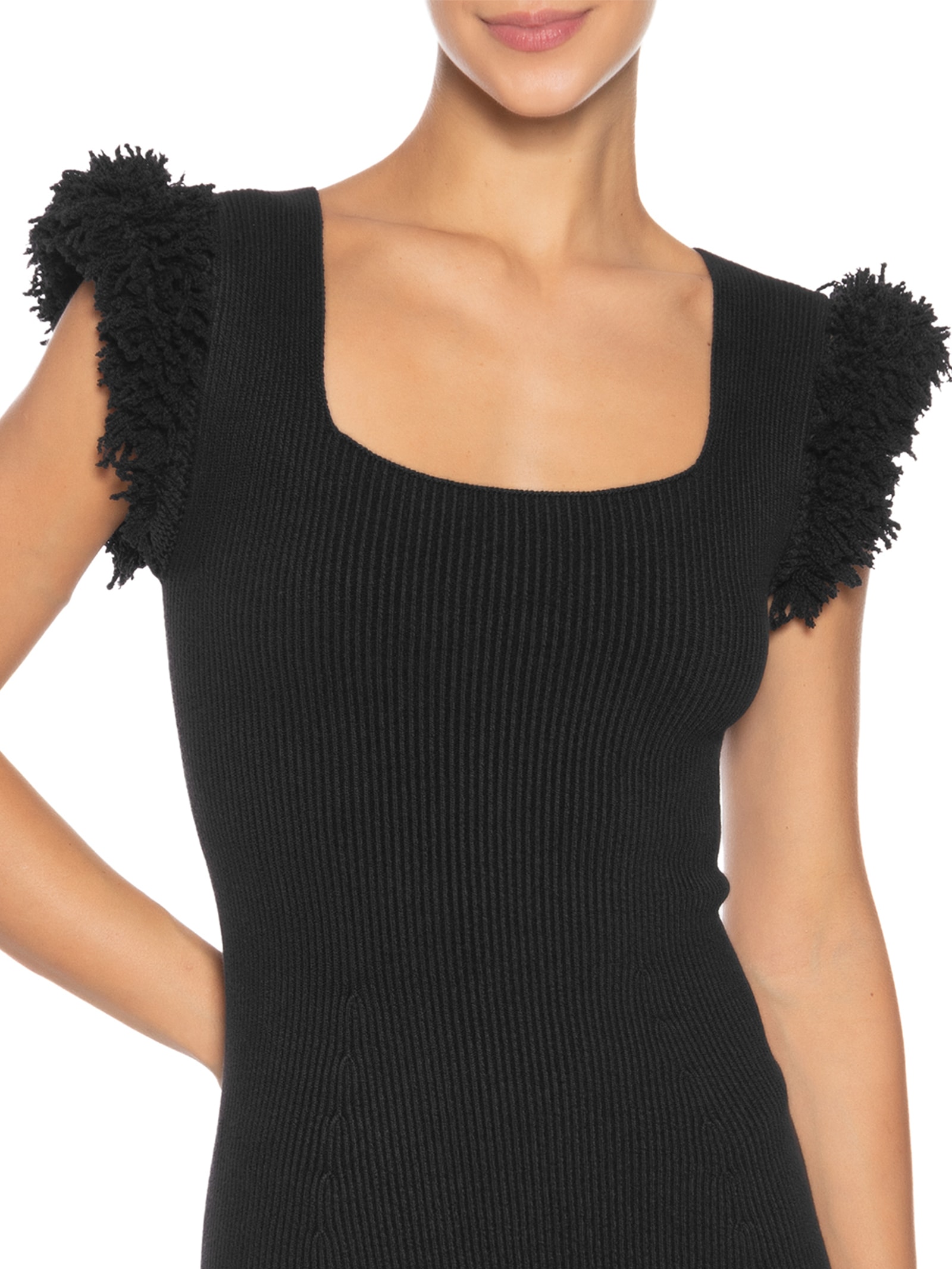 Vestido Midi Marisco Preto Anselmi