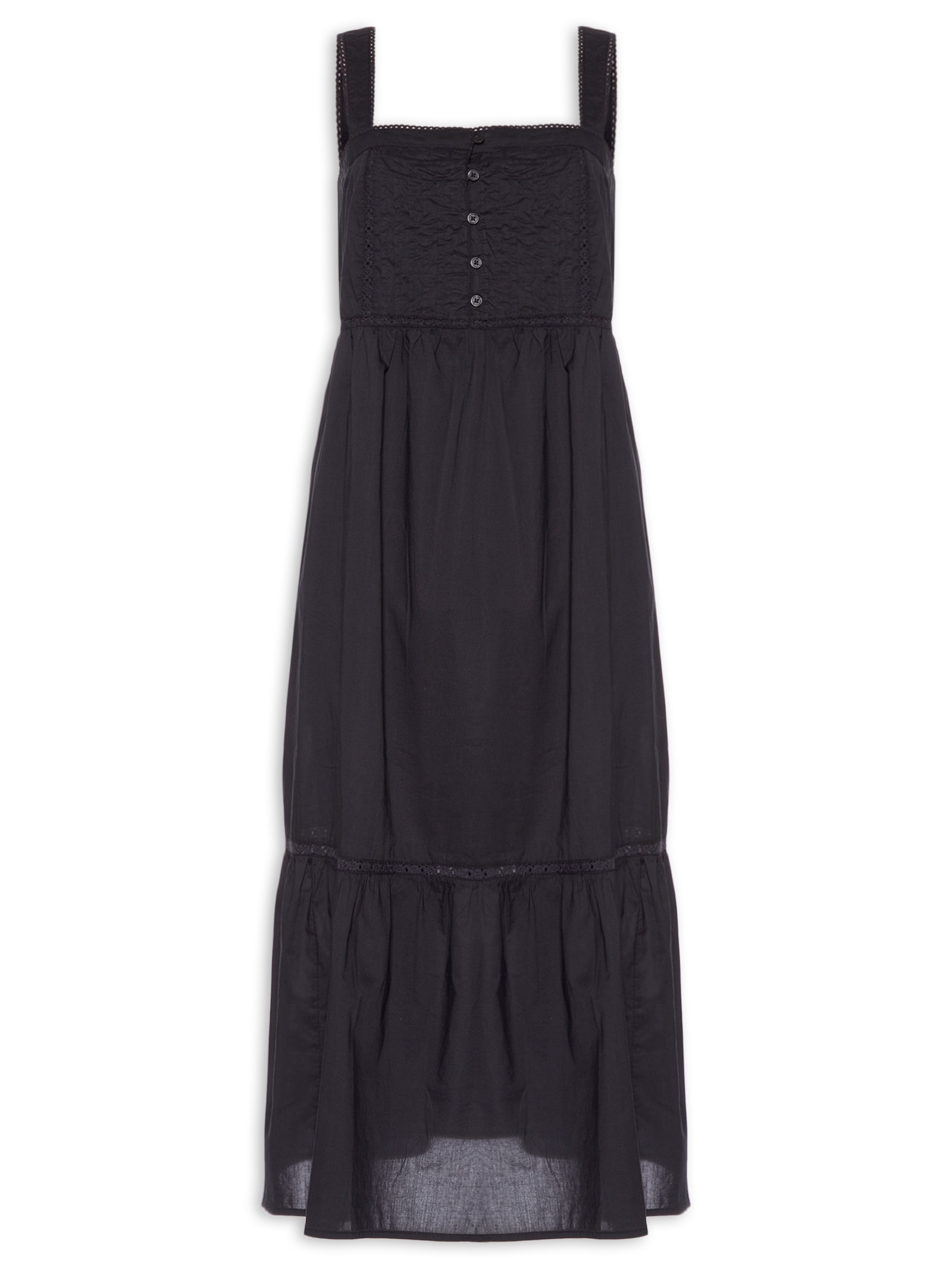 Vestido Midi Mimi Sl Preto Levi's