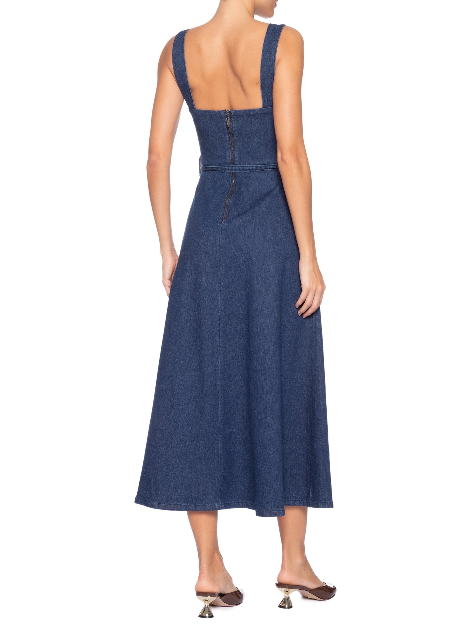 Vestido Midi Nami – Azul Le Lis