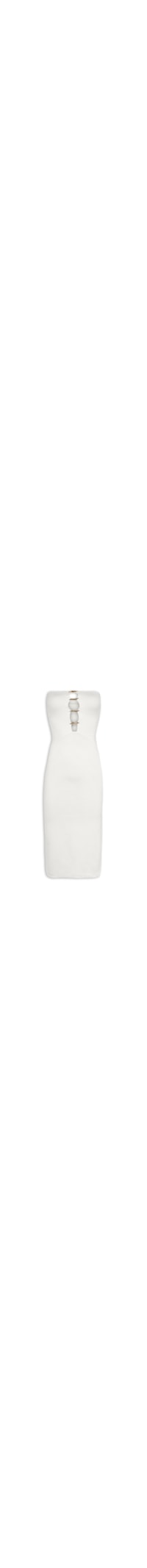 Vestido Midi Noel Detalhe - Branco