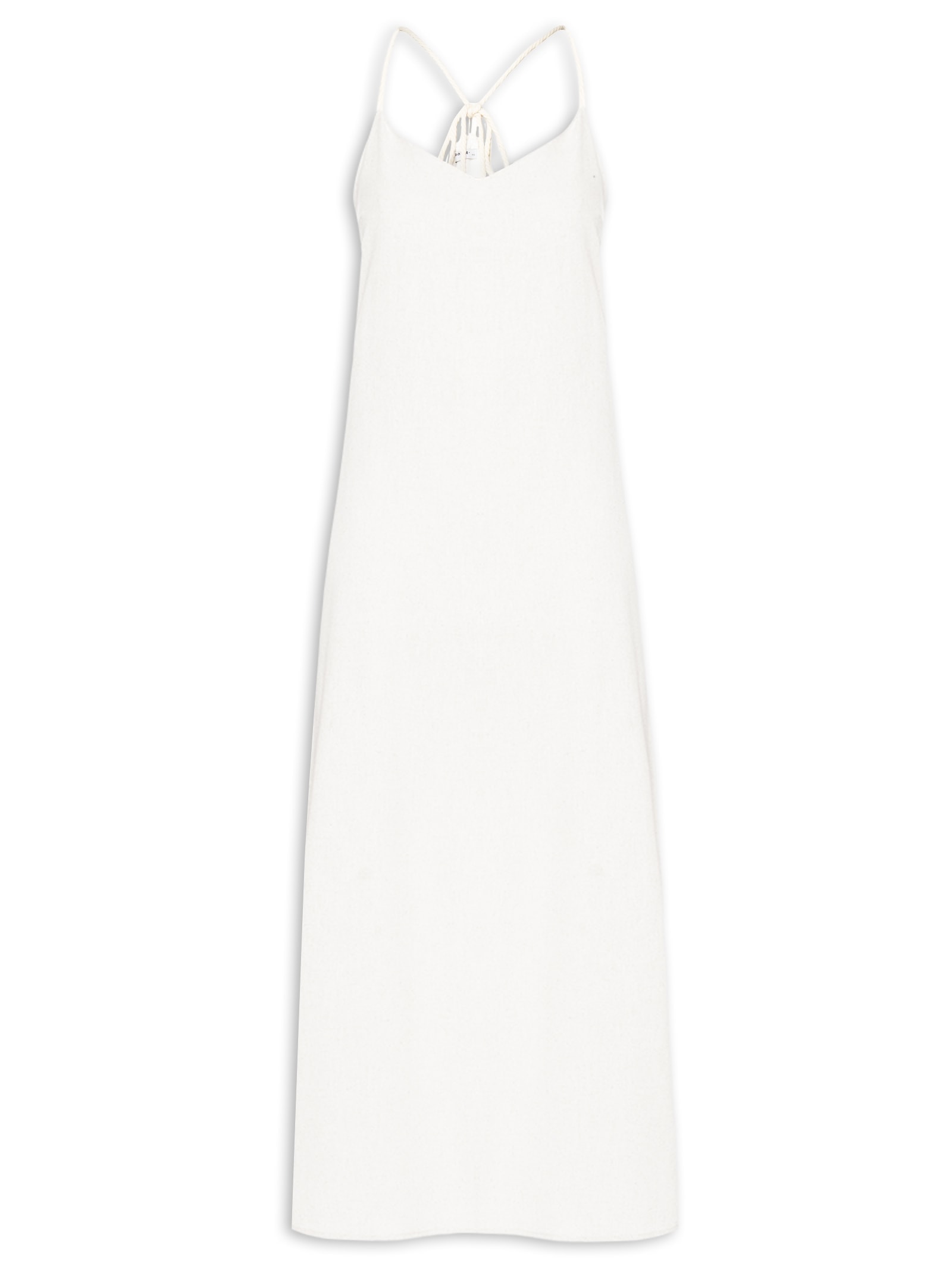 Vestido Midi Off White Basiq