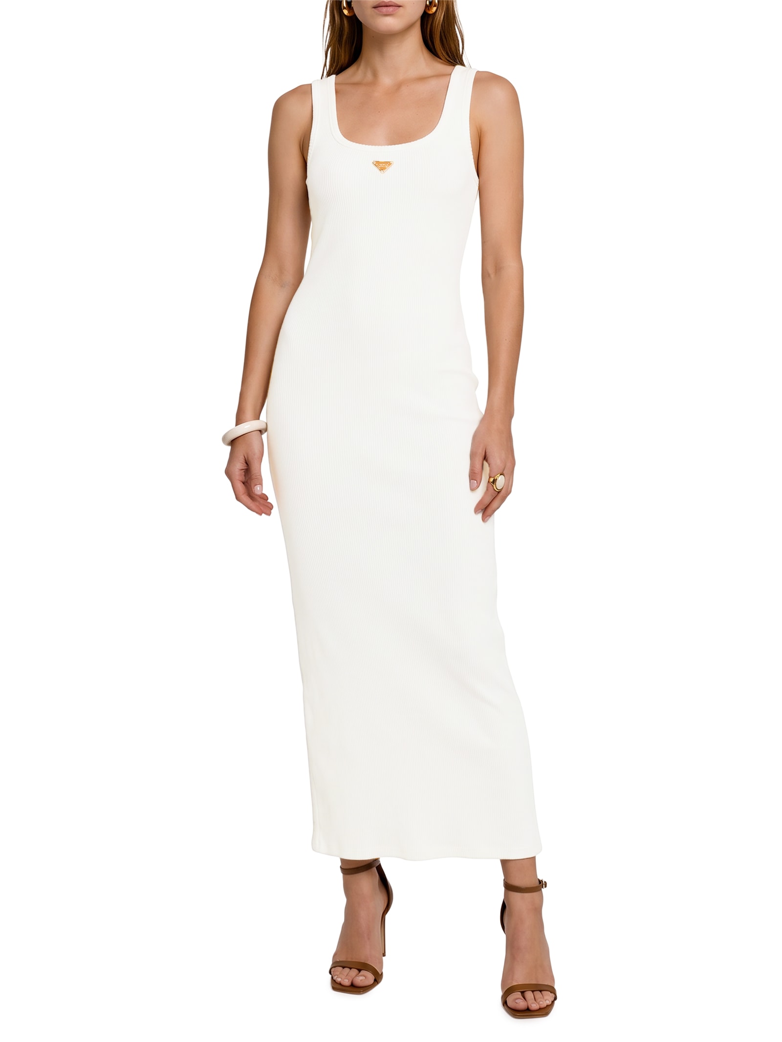 Vestido Midi Off White Lança Perfume
