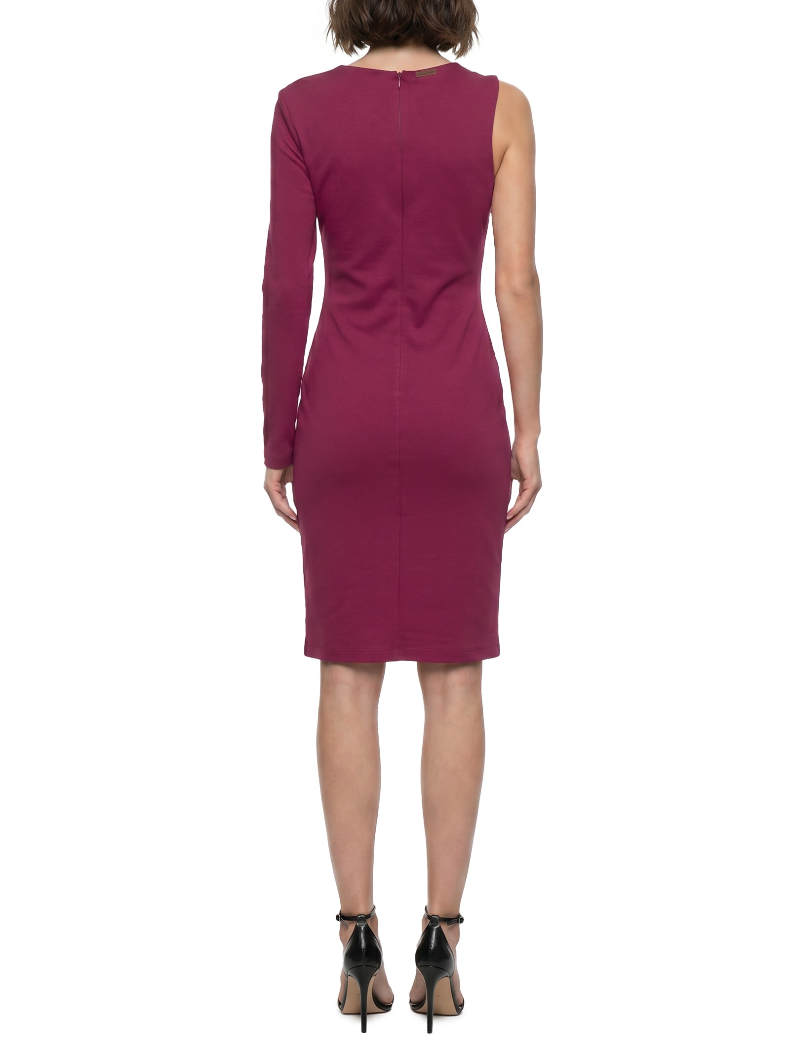 Vestido Midi Ombro Único Vermelho Lança Perfume