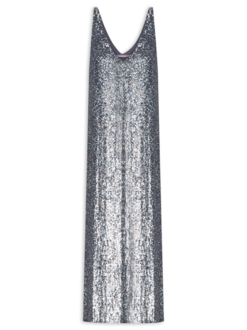 Vestido Midi Paetê – Verde