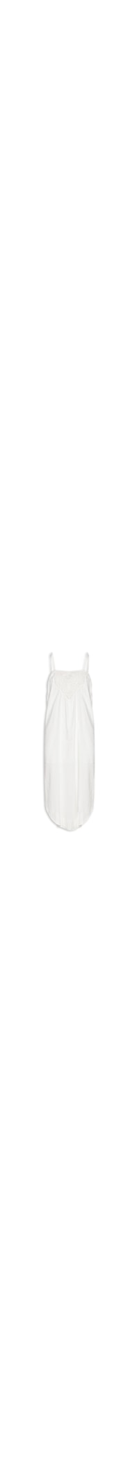 Vestido Midi Pala Bordado Ivy - Branco