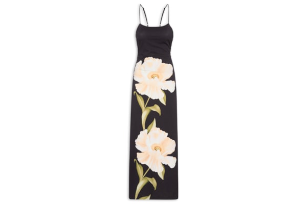 Vestido Midi Papoula - Preto