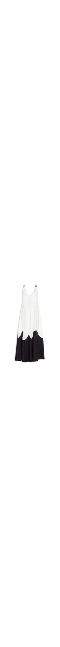Vestido Midi Patch Onda - Branco