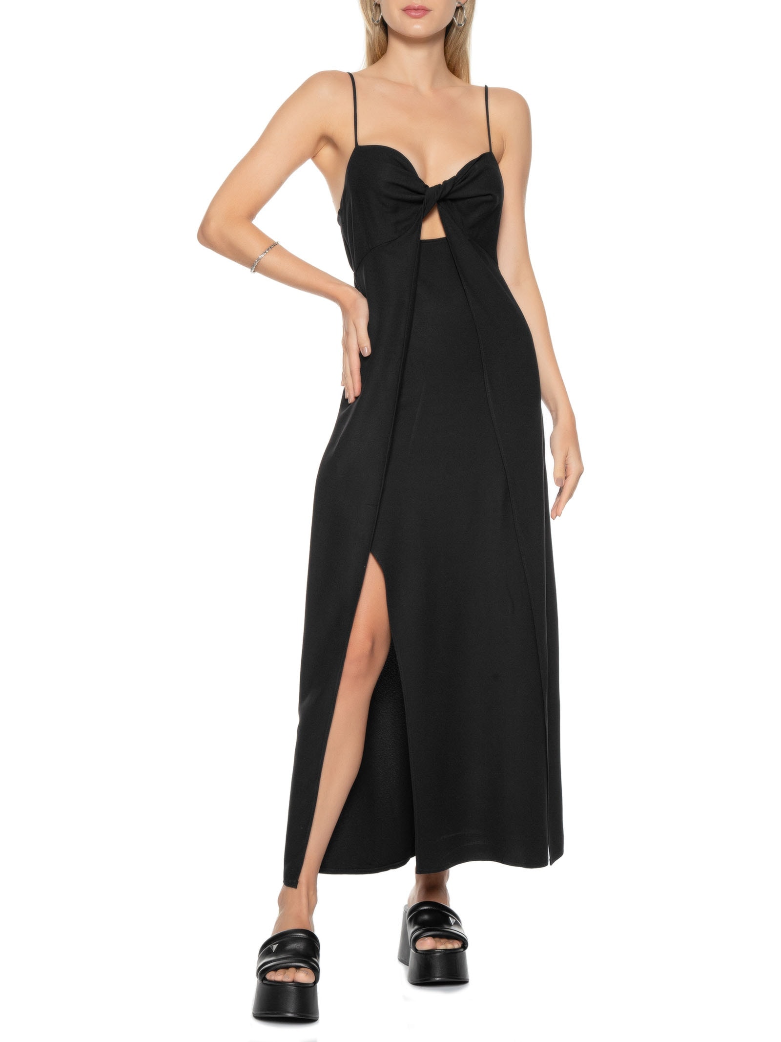 Vestido Midi Preto Colcci