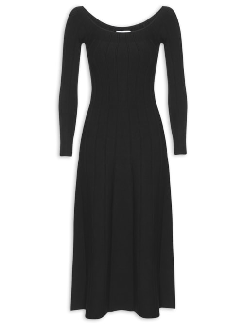 Vestido Midi – Preto