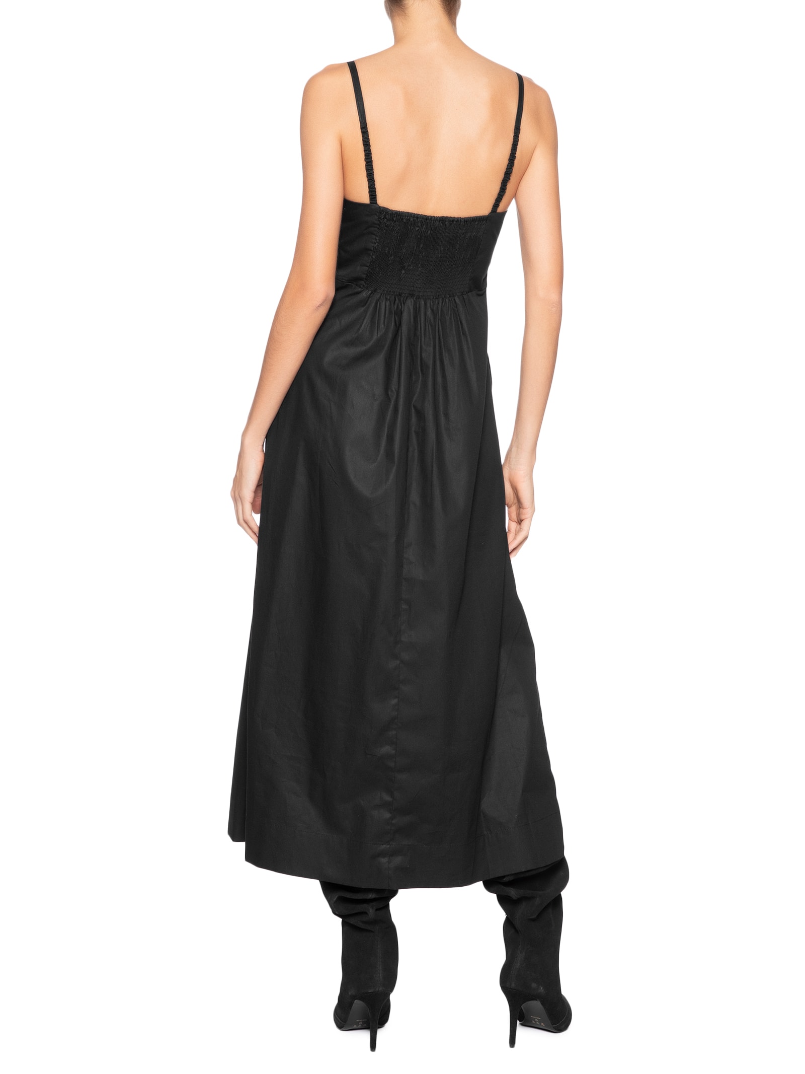 Vestido Midi Preto Animale