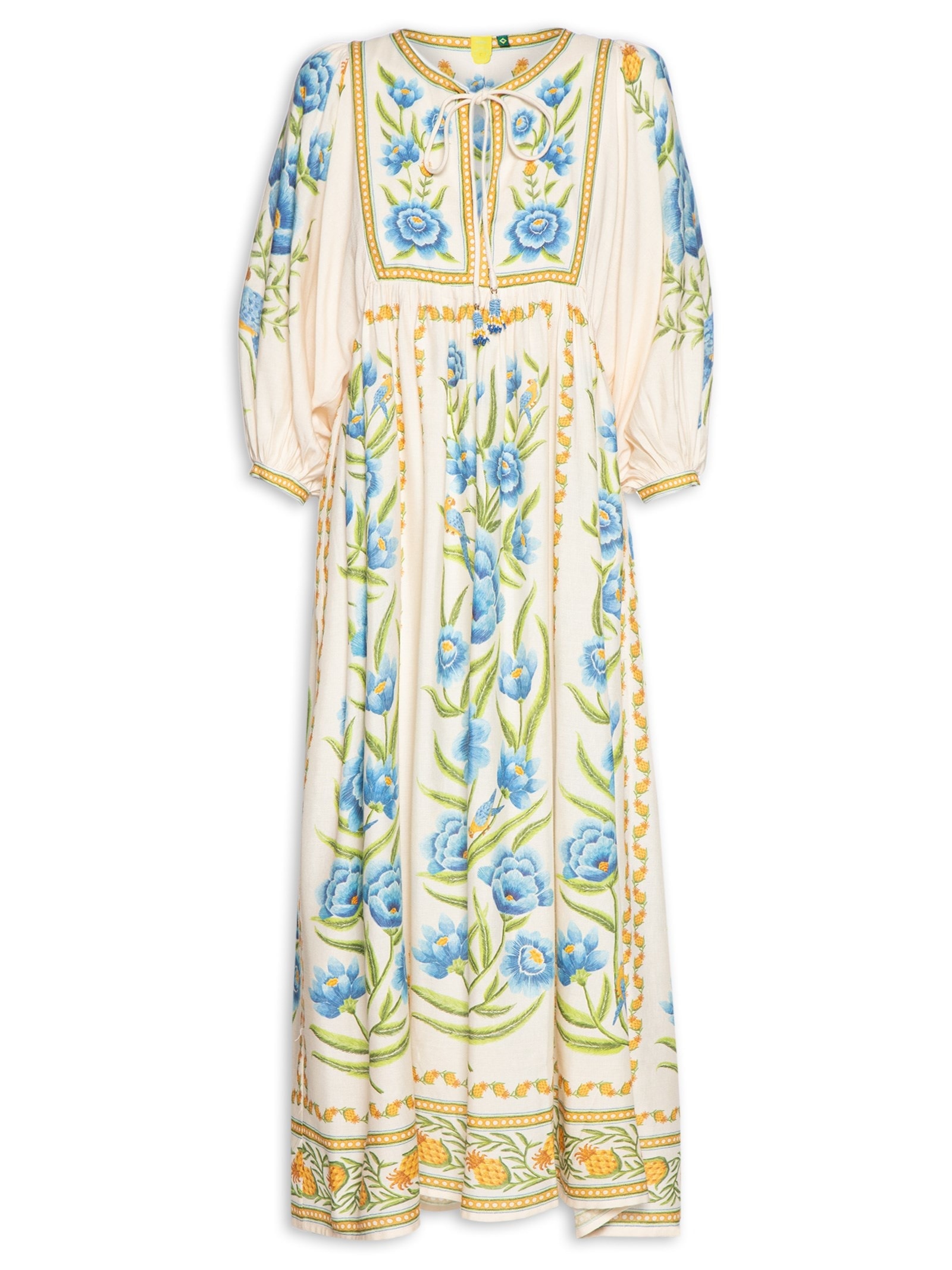Vestido Midi Puglia Bege Farm