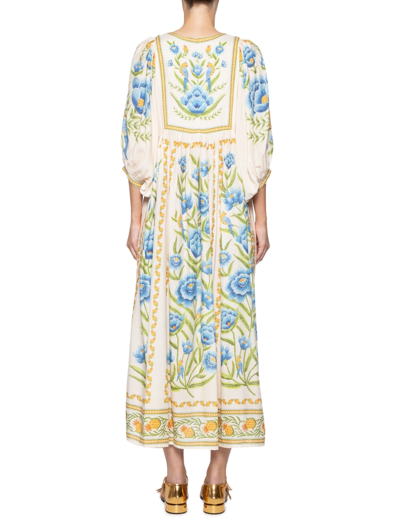Vestido Midi Puglia Bege Farm