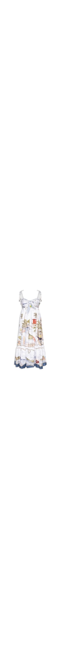 Vestido Midi Rio A Dentro – Branco