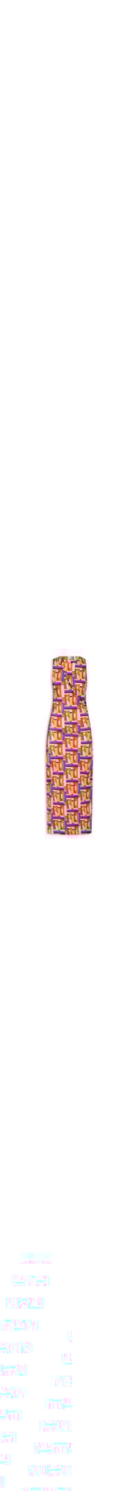 Vestido Midi Rio Gráfico - Rosa